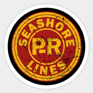 Distressed Pennsylvania-Reading Seashore Lines Railroad Sticker